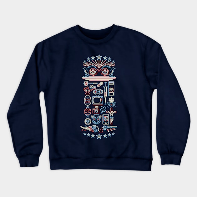 Star Spangled Faith Crewneck Sweatshirt by ShokXoneStudios